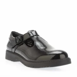 Kickers Junior Girls Finley T Bar Shoe in Black