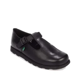 Kickers Womens Fragma T-Buckle Shoe in Black