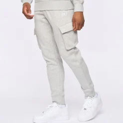 Kings Will Dream Crosby 2.0 Cargo Joggers in Grey Marl