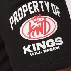 Kings Will Dream Prop Jog Shorts in Black