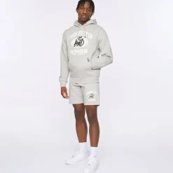 Kings Will Dream Prop Jog Shorts in Grey Marl