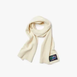 Lacoste Beanie & Scarf Gift Box in Cream