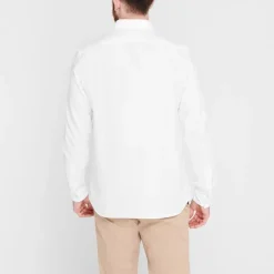 Lacoste Button Down Oxford Shirt in White