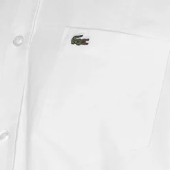 Lacoste Button Down Oxford Shirt in White