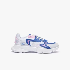 Lacoste Childrens L003 Neo Trainers in Light Blue