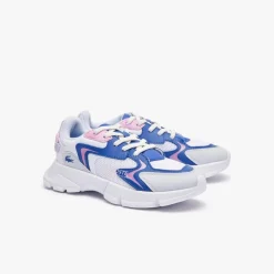 Lacoste Childrens L003 Neo Trainers in Light Blue