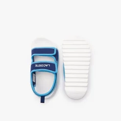 Lacoste Childrens Surukids Sandals in Blue-White
