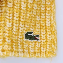 Lacoste Cotton and Mercerized Alpaca Scarf in Multi colour