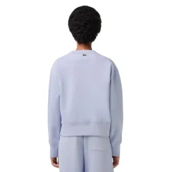 Lacoste Crew Neck Relaxed Fit Sweatshirt in Blue
