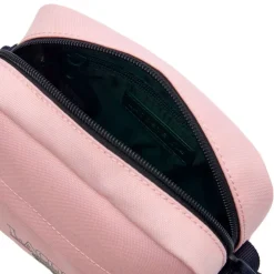 Lacoste Crocodile Print Cross Body Bag in Pink