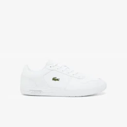 Lacoste Crocodile Print Trainers in White