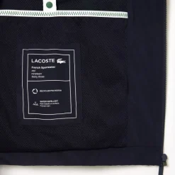 Lacoste Detachable Hood Sportsuit Jacket in Navy