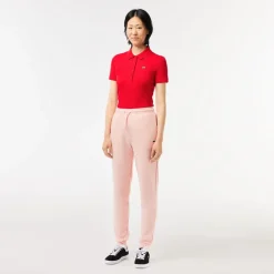 Lacoste Fleece Sweatpants in Pink