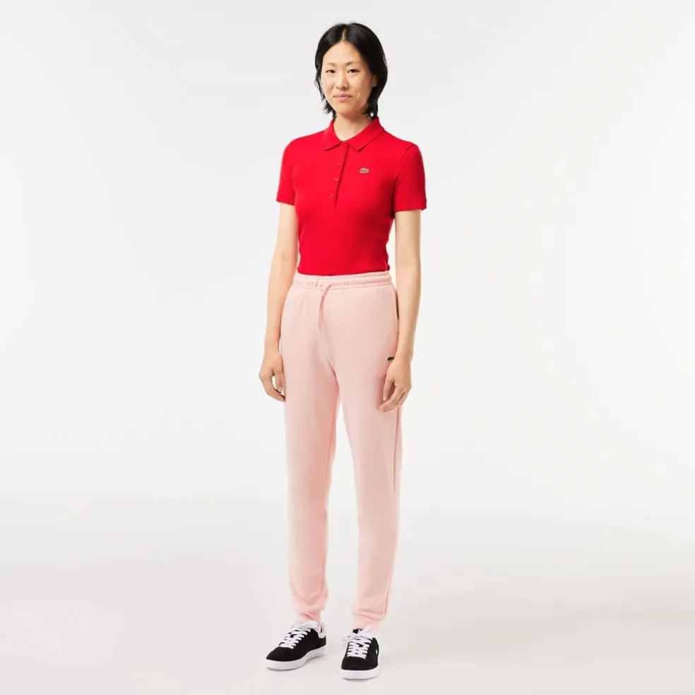 Lacoste Fleece Sweatpants in Pink