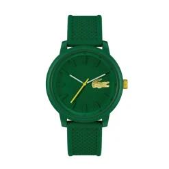 Lacoste Gents 12.12 Hero Silicone Strap Watch in Green