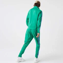 Lacoste Heritage Contrast Bands Track Pants in Green