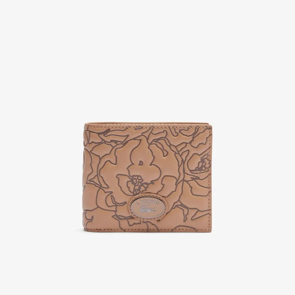 Lacoste Holiday Leather Billfold in Brown