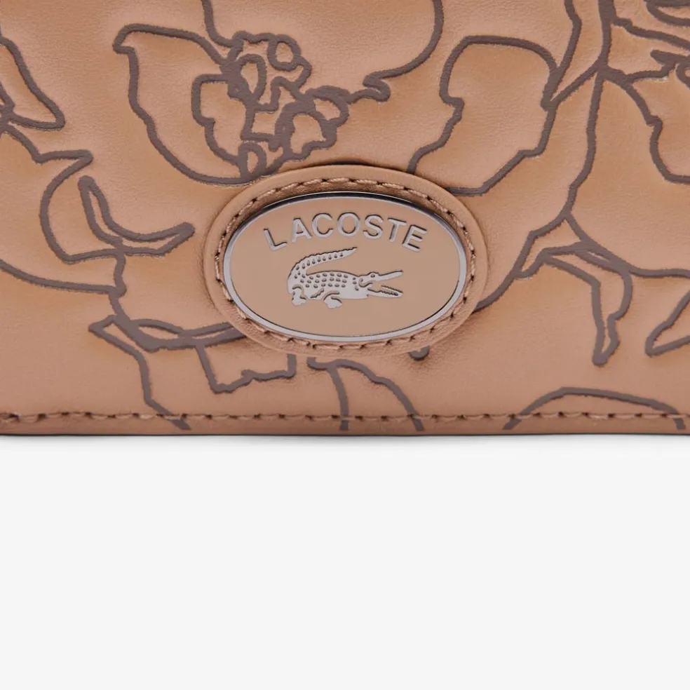 Lacoste Holiday Leather Billfold in Brown