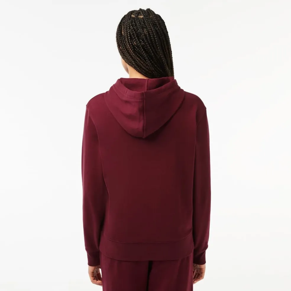 Lacoste Hooded Regular Fit Sweatshirt in Red