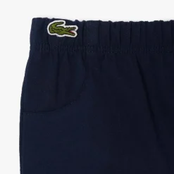 Lacoste Infants Organic Cotton Stripe Set in Blue