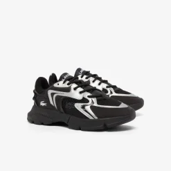 Lacoste Juniors L003 Neo Trainers in Black Silver