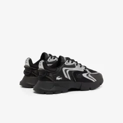 Lacoste Juniors L003 Neo Trainers in Black Silver