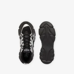 Lacoste Juniors L003 Neo Trainers in Black Silver