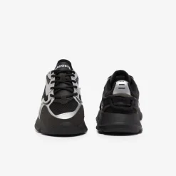 Lacoste Juniors L003 Neo Trainers in Black Silver