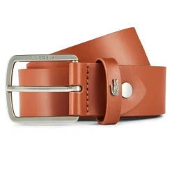 Lacoste Leather Belt Mens in Brown