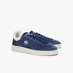 Lacoste Lineshot Leather Logo Trainers in Blue