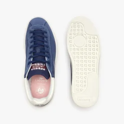 Lacoste Lineshot Leather Logo Trainers in Blue