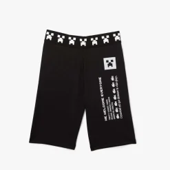 Lacoste Live x Minecraft Bike Shorts in Black