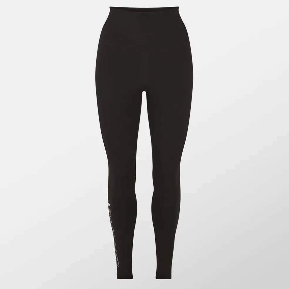 Lacoste Logo Legging in Black