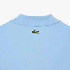 Lacoste Loose Fit L.12.12 Piqué Polo Shirt in Blue