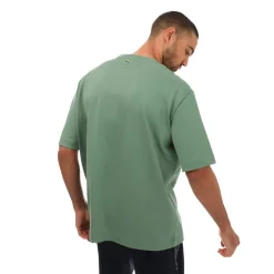 Lacoste Loose Fit Large Crocodile Organic T-Shirt in Green