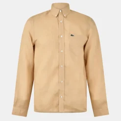 Lacoste Ls Shirt in Beige
