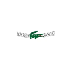 Lacoste Mens Arthor Stainless Steel Bracelet in Silver