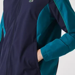 Lacoste Mens Sport Collapsible Golf Jacket in Navy