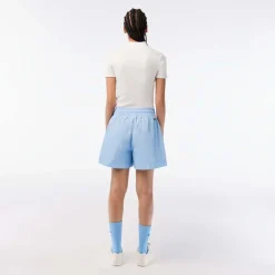 Lacoste Monogram Print Shorts in Blue