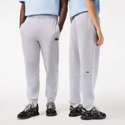 Lacoste Organic Cotton Fleece Sweatpants in Grey