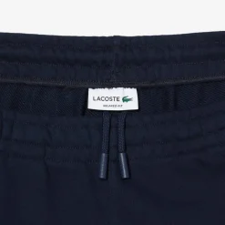 Lacoste Organic Cotton Sweatpants in Navy