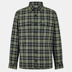 Lacoste Oxford Regular Fit Long Sleeve Shirt in Green