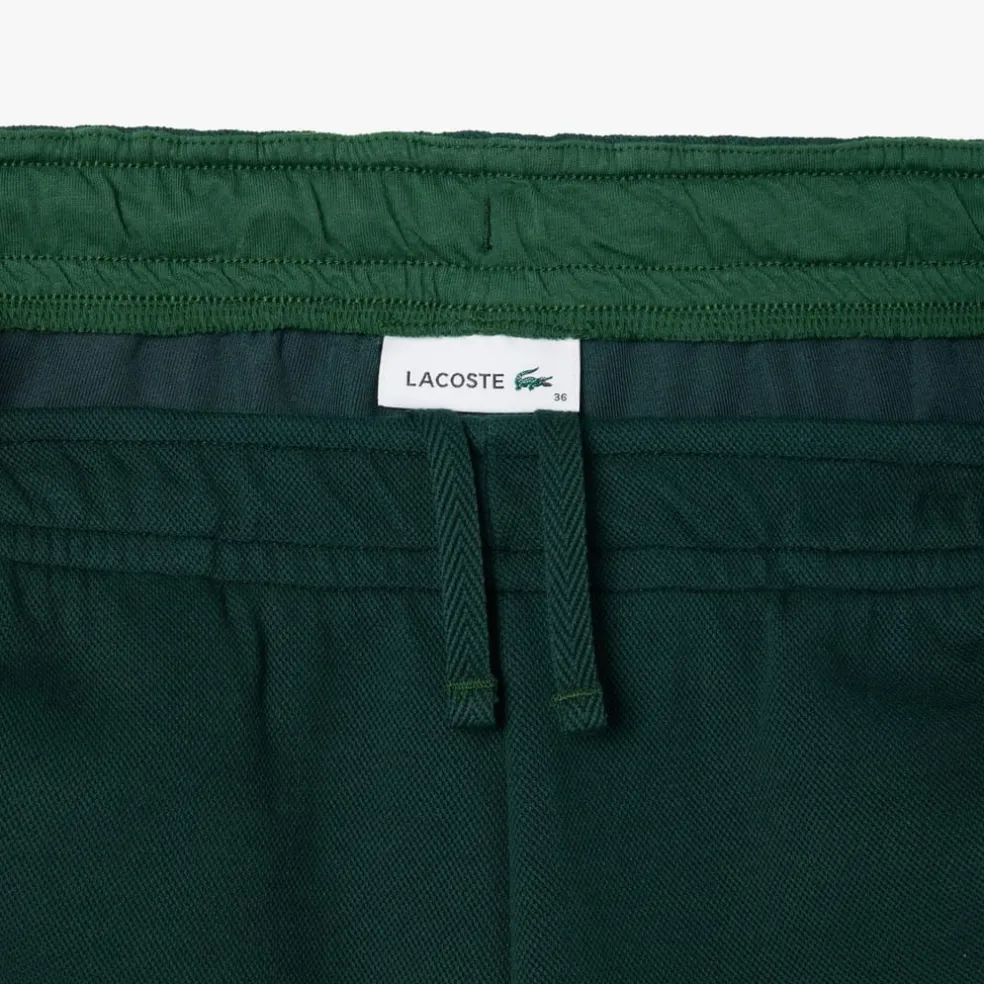 Lacoste Piqué Sweatpants in Green