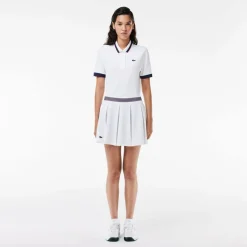 Lacoste Piqué Tennis Skirt in White