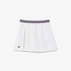 Lacoste Piqué Tennis Skirt in White