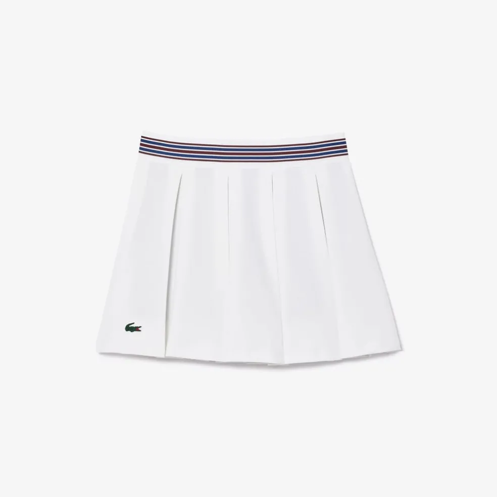 Lacoste Piqué Tennis Skirt in White