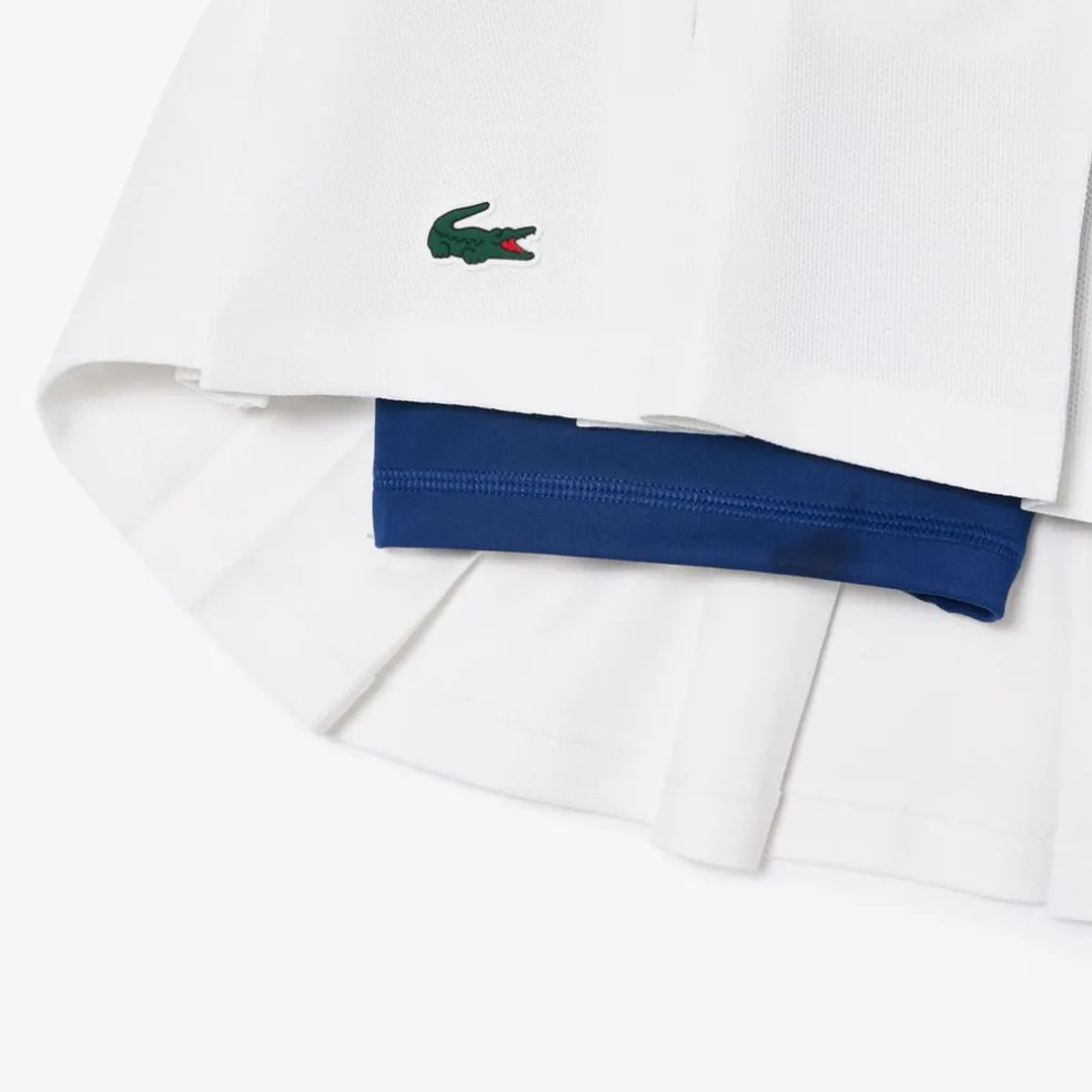 Lacoste Piqué Tennis Skirt in White