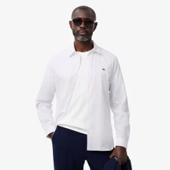 Lacoste Poplin Shirt Sn61 in White