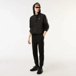 Lacoste Recycled Polyester Track Jacket in Black