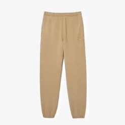 Lacoste Regular Fit Cotton Sweatpants in Beige